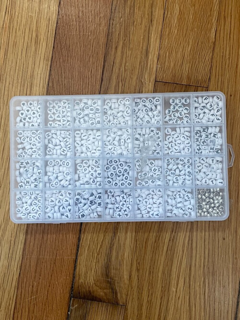 Box of Acrylic Letter Beads-Bracelet Letter Beads